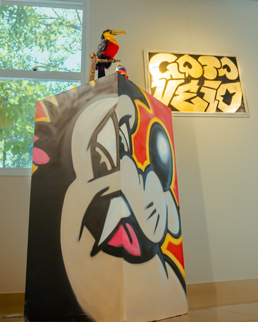 Gata e Véio no Espaço de Arte Francis Bacon